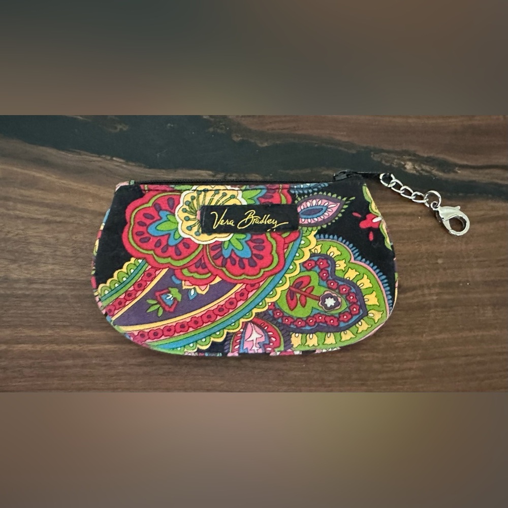 Vera Bradley Coin/Card Wallet Pouch in “Symphony In Hue” Print - Retired